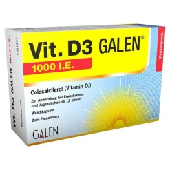 Vit. D3 GALEN 1000 I.E. Weichkapseln, 50 St