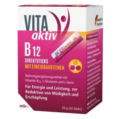 Vita Aktiv B12 Direktsticks mit Eiweißbausteinen, 20 St