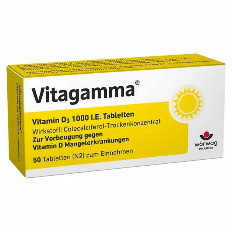 Hot ® D3 1.000 I.E. Vitamin D3 Tabletten, 50 St Vitamin D (Colecalciferol)