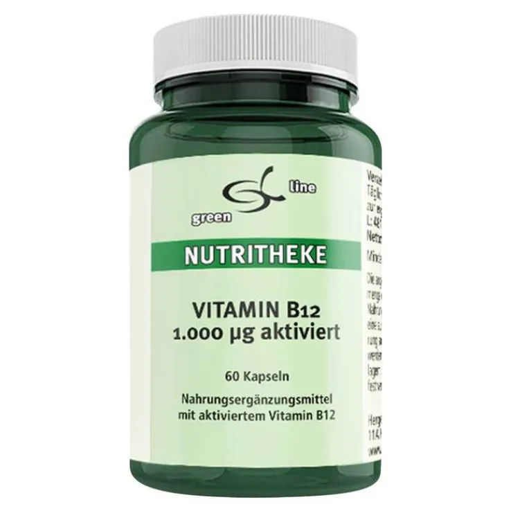 Vitamin B12 1.000 µg aktiviert Kapseln, 60 St