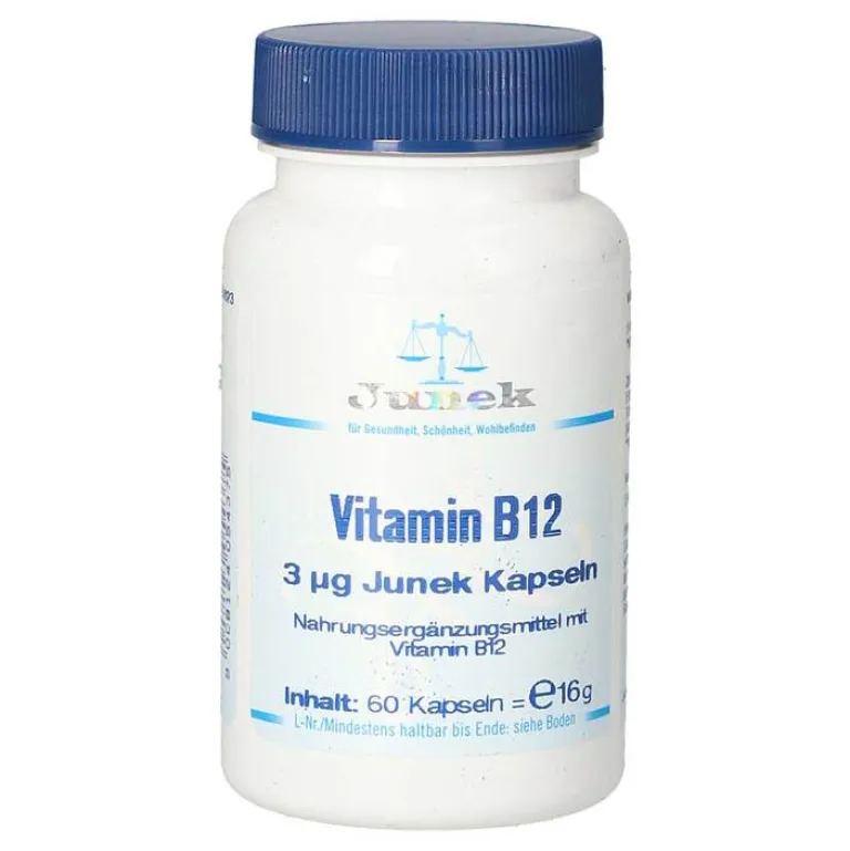 Outlet Vitamin B12 3 µg Junek Kapseln, 60 St Vitamin B12 (Cobalamin)