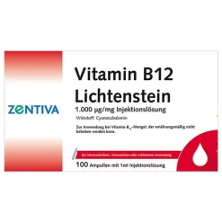 Online Vitamin B12 1000 µg Lichtenstein Ampullen, 100X1 ml Vitamin B12 (Cobalamin)