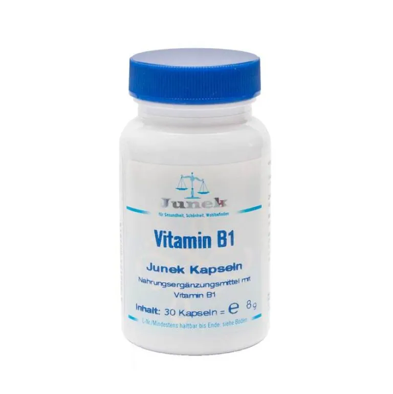 Outlet Vitamin B1 3,0 mg Junek Kapseln, 30 St Vitamin B1 (Thiamin)