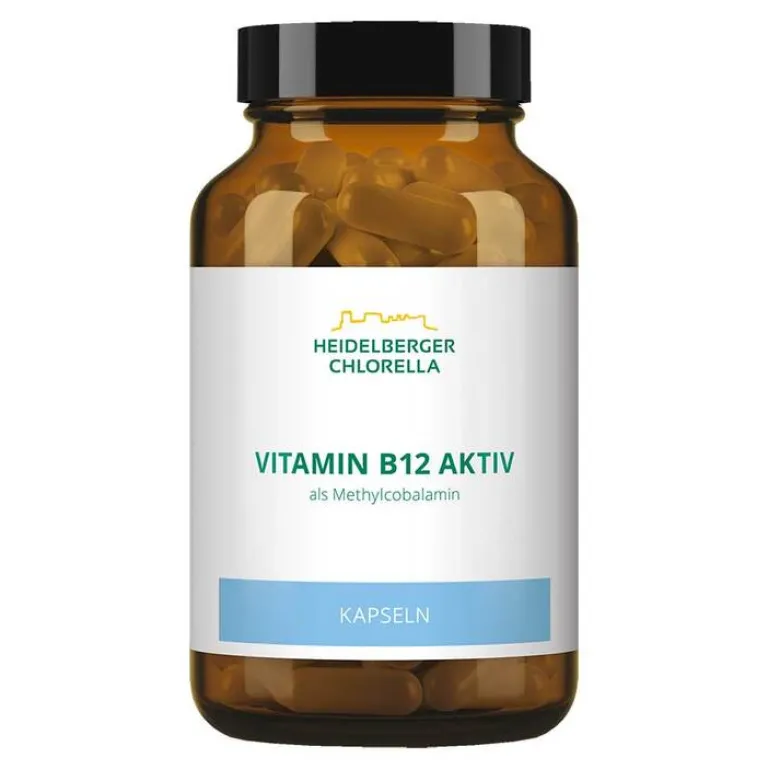 Outlet Heidelberger Chlorella Vitamin B12 aktiv Methylcobalamin Kapseln, 120 St