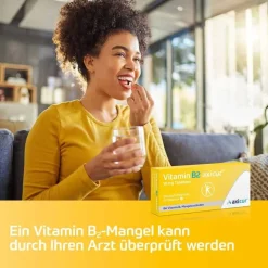 Vitamin B2 axicur® 10 mg Tabletten, 20 St