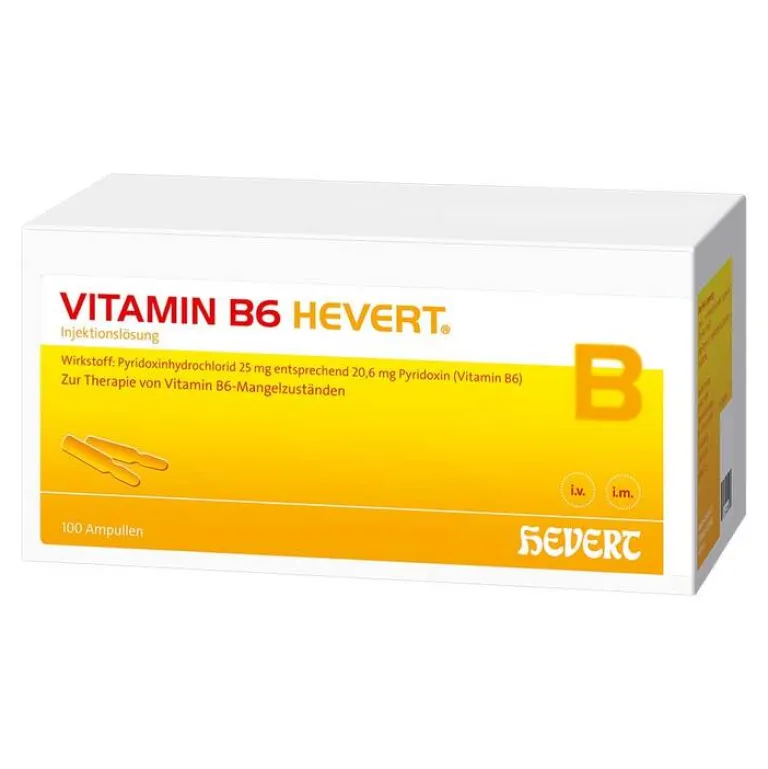 Hot Vitamin B6 Ampullen, 100X2 ml Vitamin B6 (Pyridoxin)
