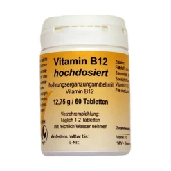 Clearance Vitamin B12 Hochdosiert Tabletten, 60 St Vitamin B12 (Cobalamin)