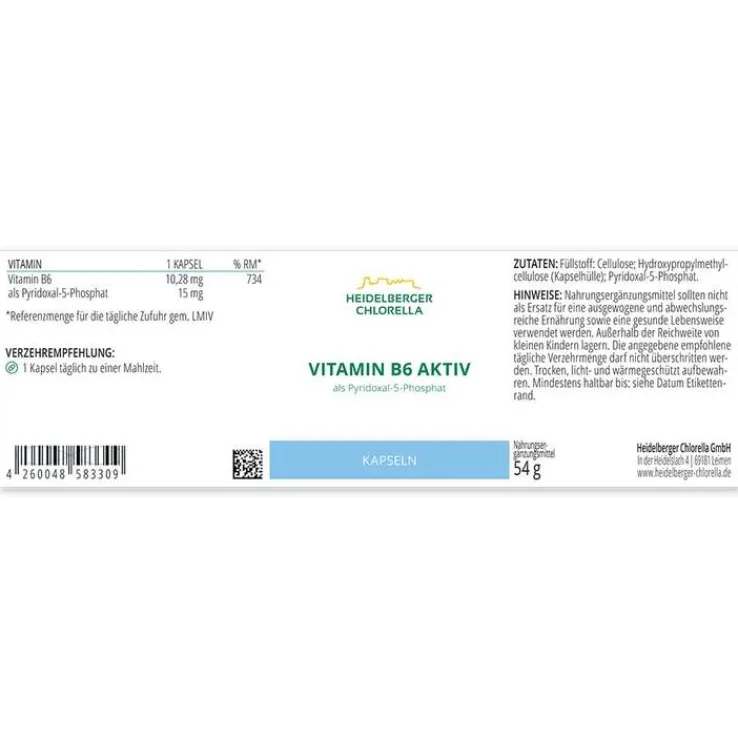 Vitamin B6 Kapseln, 120 St