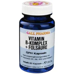 Vitamin B Komplex + Folsäure GPH Kapseln, 60 St Vitamin B Komplex