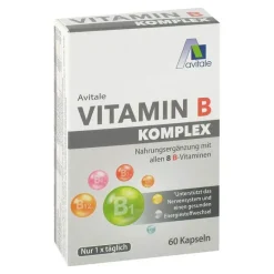 Vitamin B Komplex Kapseln, 60 St Vitamin B Komplex|Erschöpfung
