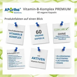Hot Aportha Vitamin B Komplex Premium Tabletten, 60 St