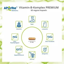 Hot Aportha Vitamin B Komplex Premium Tabletten, 60 St