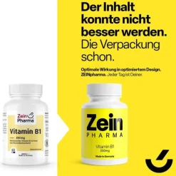 Vitamin B1 Thiamin 250 mg Kapseln Zeinpharma, 60 St