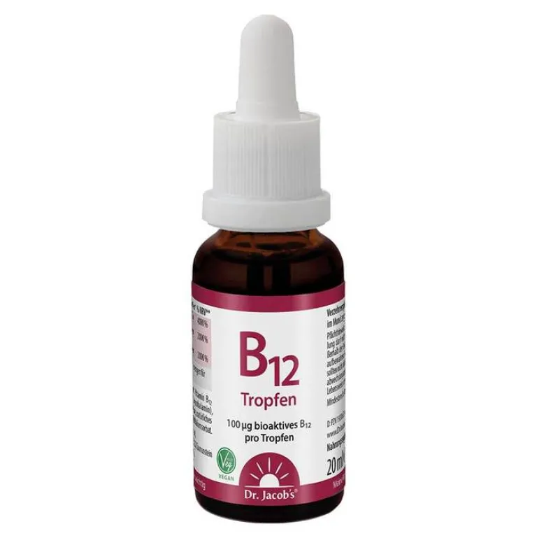 Discount Vitamin B12 Tropfen Methylcobalamin Dr. Jacob`s, 20 ml Vitamin B12 (Cobalamin)