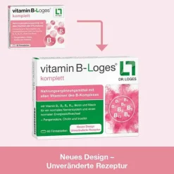 Hot Dr. Loges vitamin B-Loges komplett Filmtabletten, 60 St