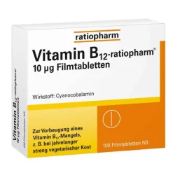 Vitamin B12-ratiopharm 10 µg Filmtabletten, 100 St