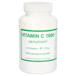 Hecht Pharma Vitamin C 1000 gepuffert Tabletten, 90 St