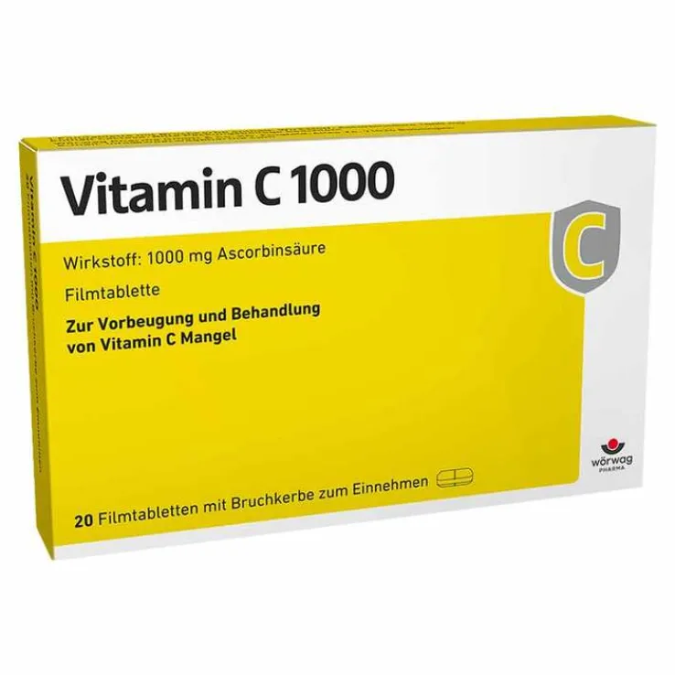 Vitamin C 1000 mg Tabletten, 20 St