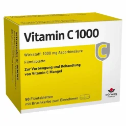 Best Vitamin C 1000 mg Tabletten, 50 St Vitamin C (Ascorbinsäure)