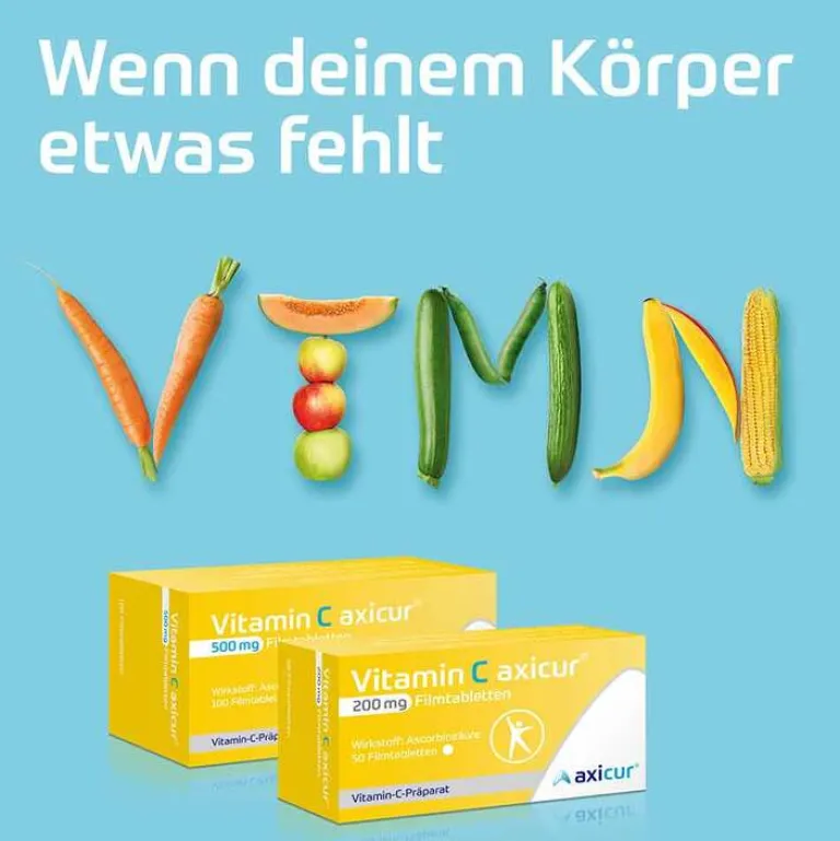 Best axicur Vitamin C ® 200 mg Filmtabletten, 50 St