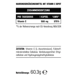 Outlet Vitamin C Depot 500 mg , 90 St Vitamin C (Ascorbinsäure)