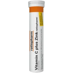 Vitamin C Plus Zink- Brausetabletten, 20 St Zink|Vitamin C (Ascorbinsäure)