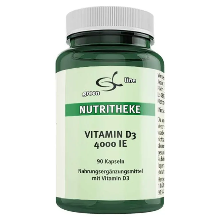 Online Green line Nutritheke Vitamin D3 4.000 I.E. Kapseln, 90 St