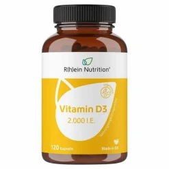 Vitamin D3 2.000 I.E. Kapseln, 120 St Vitamin D (Colecalciferol)