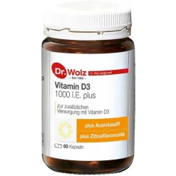 Hot Vitamin D3 1000 I.E. plus Kapseln, 60 St Vitamin D (Colecalciferol)