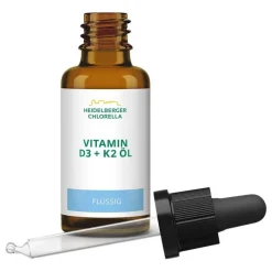 Vitamin D3 + K2 Öl Tropfen zum Einnehmen, 30 ml