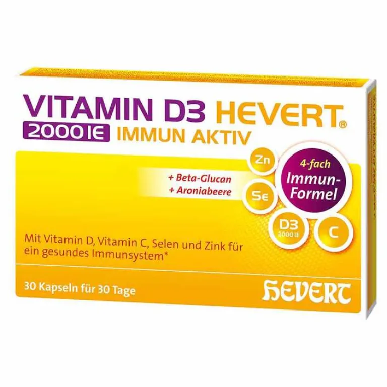 Outlet Vitamin D3 2000 IE Immun Aktiv Kapseln, 30 St Vitamin D (Colecalciferol)|Immunsystem