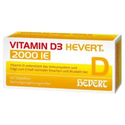 Hevert Vitamin D3 2.000 I.E. Tabletten, 60 St