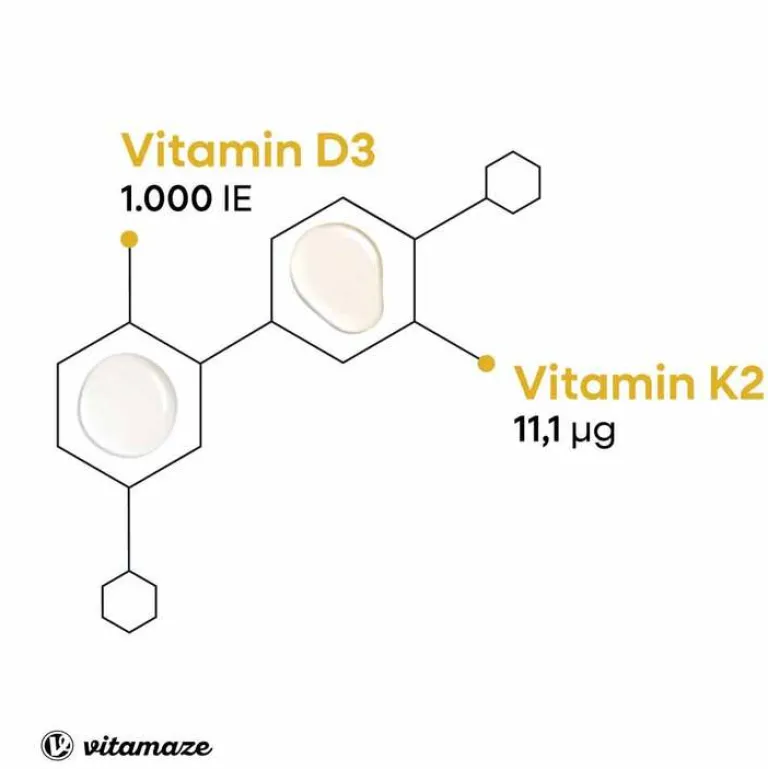Hot Vitamin D3 K2 1000 I.E. / 10 µg Tropfen hochdosiert, 50 ml Vitamin D (Colecalciferol)