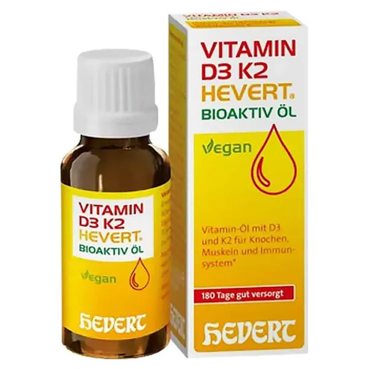 Vitamin D3 K2 Hevert Bioaktiv Öl, 20 ml