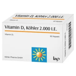 Hot Köhler Vitamin D3 2000 IE Kapseln, 60 St