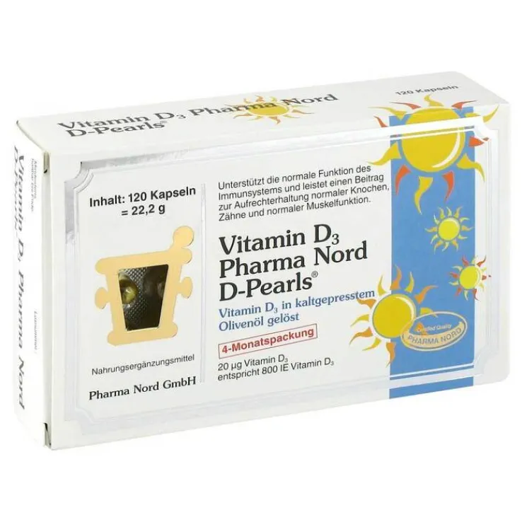 Vitamin D3 Pharma Nord Kapseln, 120 St