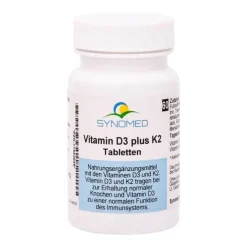 Vitamin D3 plus K2 Tabletten, 60 St