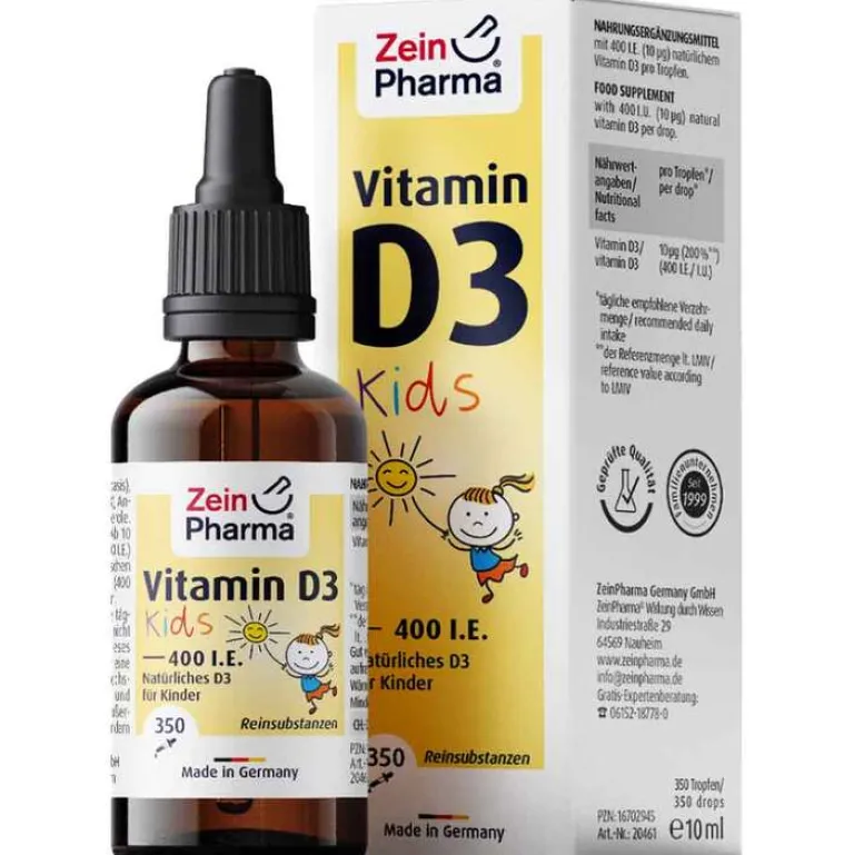 New Zein Pharma Vitamin D3 Tropfen 400 I.E., 10 ml