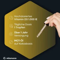 Hot Vitamaze Vitamin D3 Tropfen 1.000 I.E., 50 ml