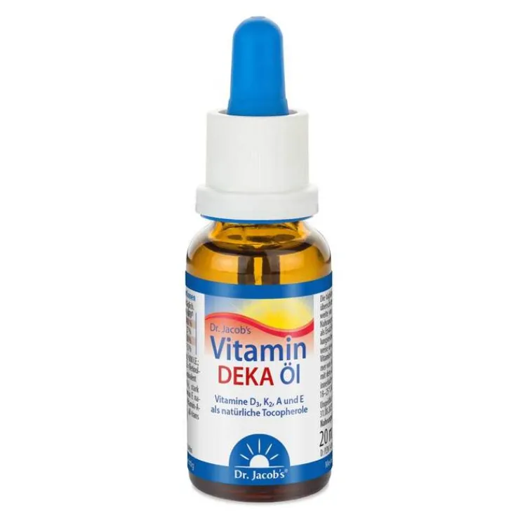 Vitamin Deka Öl Dr. Jacob`s Tropfen, 20 ml