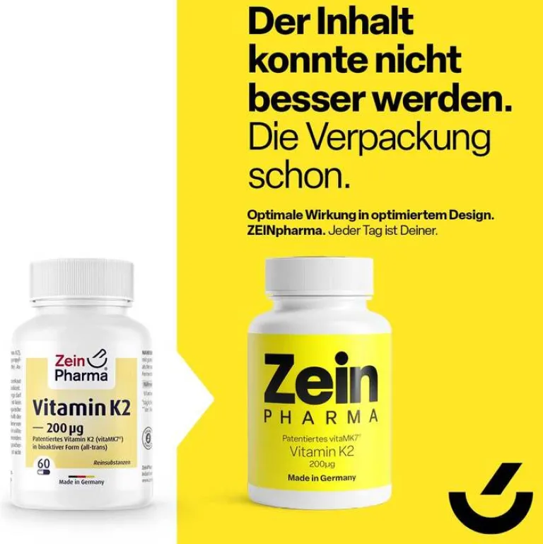 Online Vitamin K2 200 µg Kapseln Zeinpharma, 60 St Vitamin K