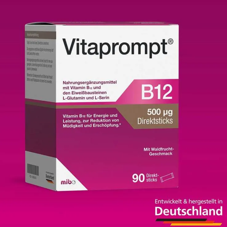 Vitaprompt B12 500 µg Direktsticks, 90 St