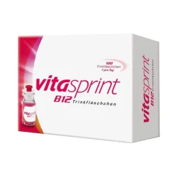 Hot B12 Trinkfläschchen mit Vitamin B12 für mehr Energie, 100 St Vitamin B12 (Cobalamin)