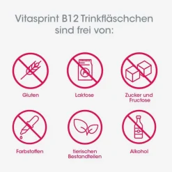 Hot B12 Trinkfläschchen mit Vitamin B12 für mehr Energie, 100 St Vitamin B12 (Cobalamin)