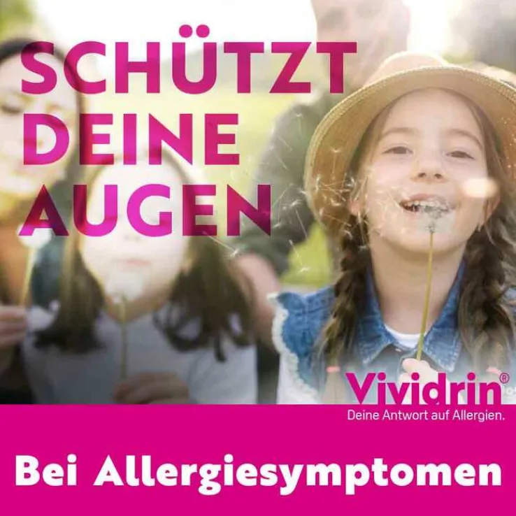 Vividrin® Azelastin Augentropfen Akuthilfe bei Heuschnupfen und Allergien, 6 ml