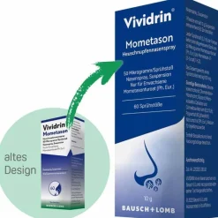 Online Vividrin ® Mometason Heuschnupfennasenspray bei starken allergischen Beschwerden, 10 g