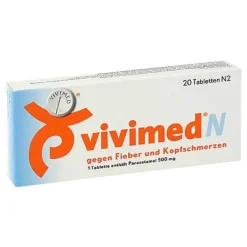 Hot Vivimed N gegen Fieber und Kopfschmerzen, 20 St