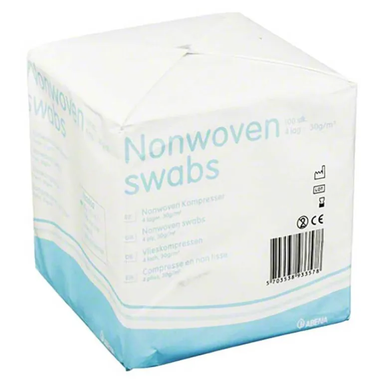 Sale Vlieskompressen 10x10 cm unsteril 4lagig, 100 St Sterile Kompressen