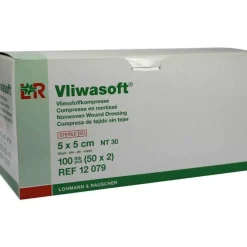 Best Vliwasoft Vlieskompressen 5x5cm 6-lagig steril, 50X2 St