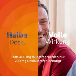 VoltaDexibu Schmerztabletten 200 mg Filmtabletten, 10 St